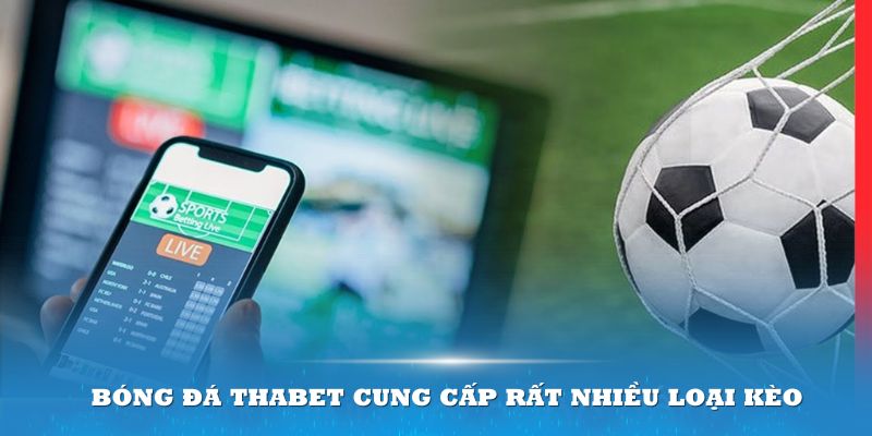 Bóng đá THABET cung cấp rất nhiều loại kèo